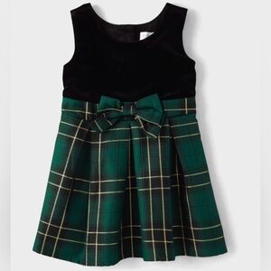 Children’s Place plaid/velvet dress. Toddler size 2